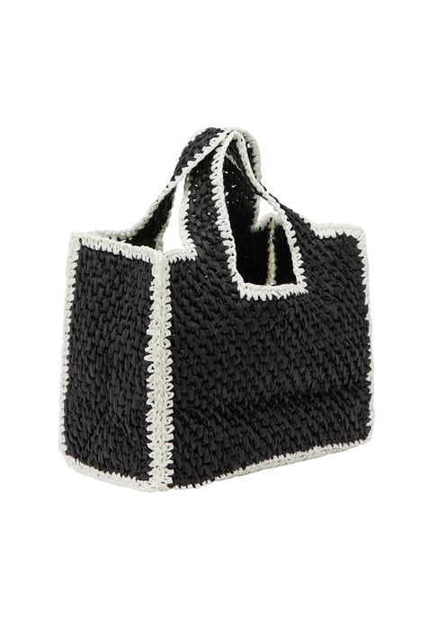 usha handtas handtas vrouwen zwart-wit - Image 2
