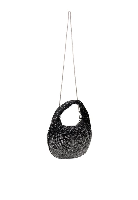 Faina Schoudertas met strass steentjes Dames zwart - Image 2