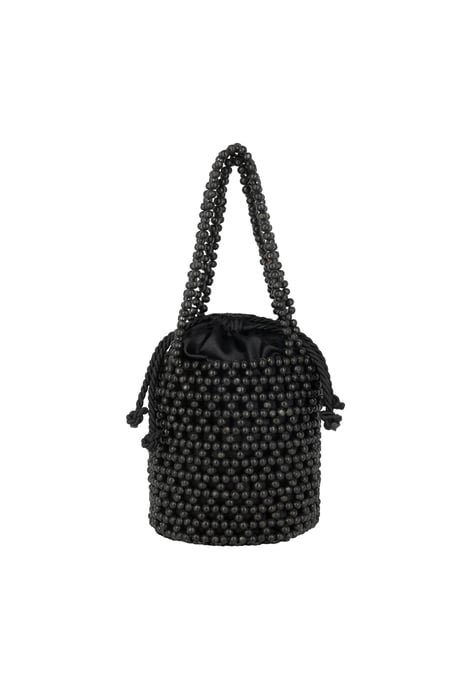 IZIA Bucketbag met kralen Dames zwart - Image 1