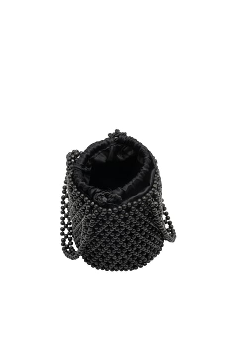 IZIA Bucketbag met kralen Dames zwart - Image 4