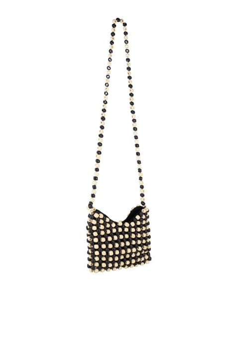 IZIA Tas met kralen Dames Beige Veelkleurig - Image 2
