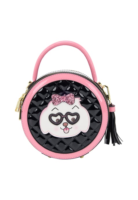 Mymo Satchel Satchel vrouwen Zwart Roze - Image 1