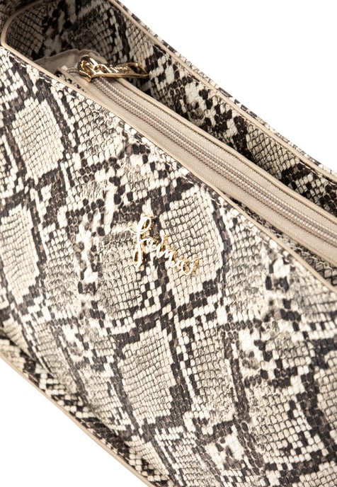 Faina Schoudertas Dames Beige Veelkleurig - Image 5