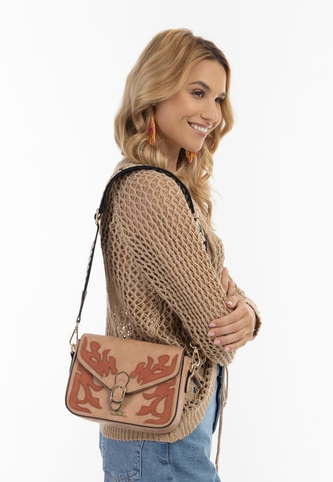 IZIA schoudertas Dames beige - Image 3