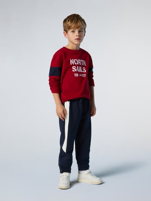 North Sails T-shirt Long-sleeved with sleeve inserts - Image 4