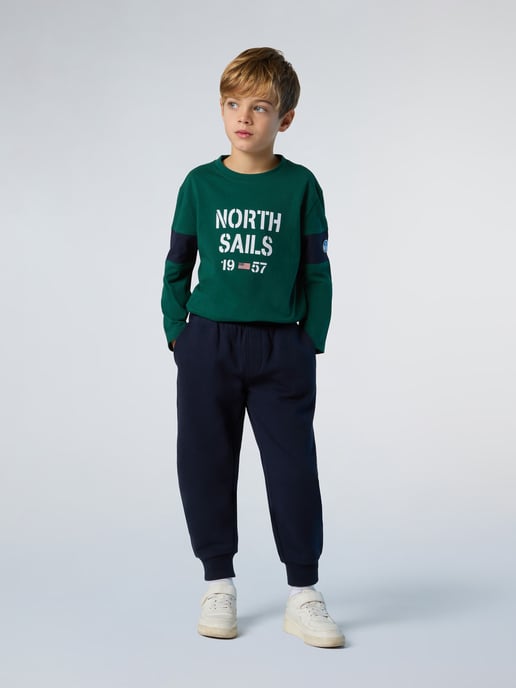 North Sails T-shirt Long-sleeved with sleeve inserts - Image 4