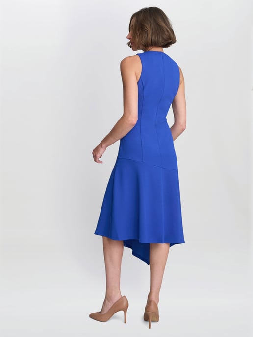 Maureen Fit And Flare Crepe Midi Dress - Image 2