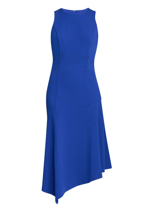 Maureen Fit And Flare Crepe Midi Dress - Image 5