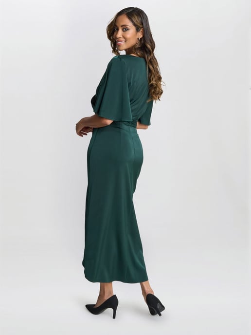Misha V Neck Midi Dress - Image 2