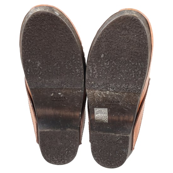 Celine Les Bois Clogs in Brown Calfskin Leather - Image 6