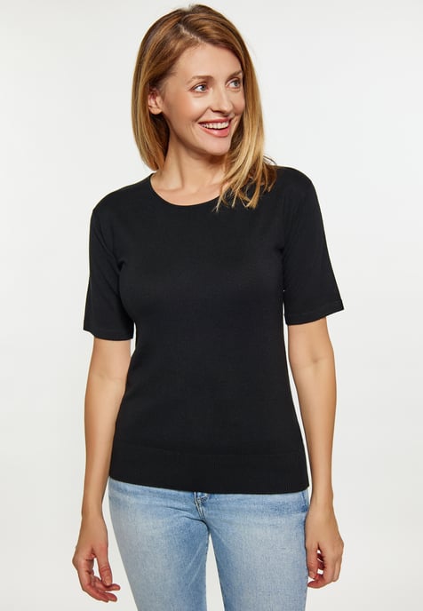 usha T-shirt Dames zwart - Image 3