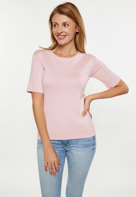 usha T-shirt Dames lichtroze - Image 3