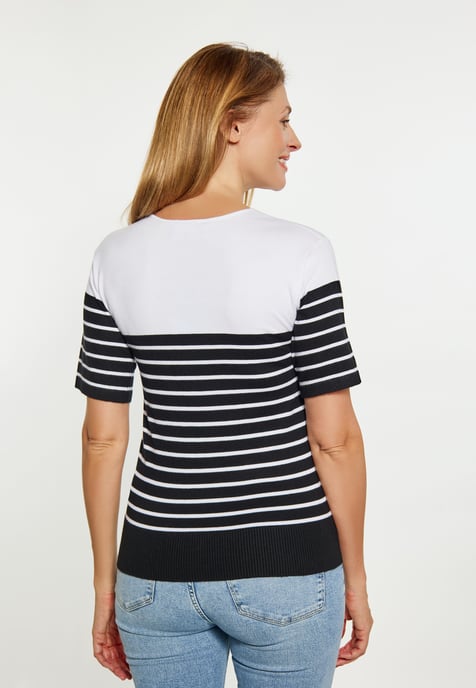 usha T-shirt Dames zwart wit - Image 5