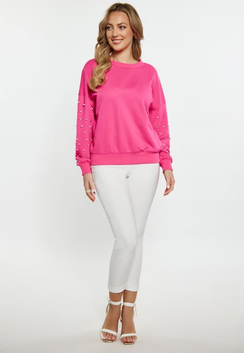 Faina Sweatshirt Dames roze - Image 2