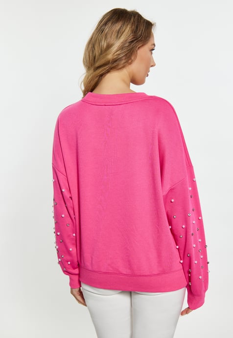 Faina Sweatshirt Dames roze - Image 4