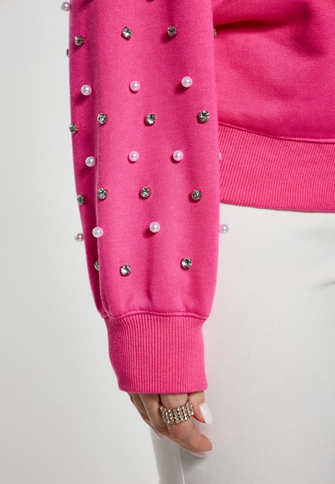 Faina Sweatshirt Dames roze - Image 5