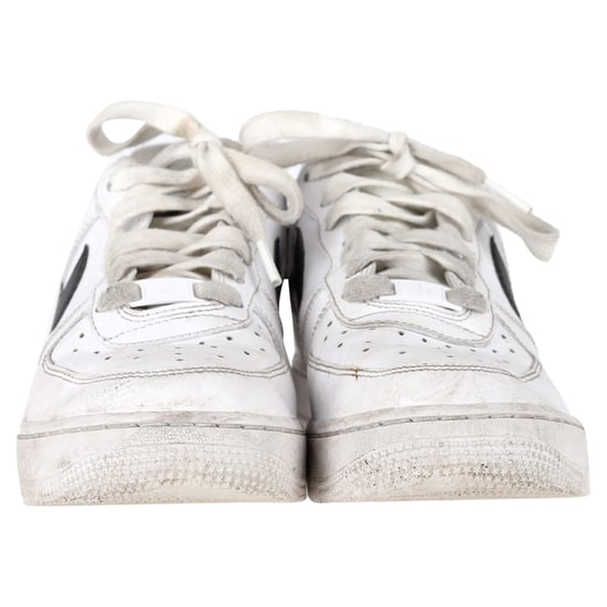 Nike Air Force 1 Low-Top Sneakers in White Leather - Image 2