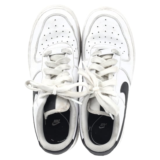 Nike Air Force 1 Low-Top Sneakers in White Leather - Image 3