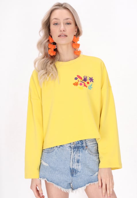 IZIA Sweatshirt vrouwen Geel - Image 3