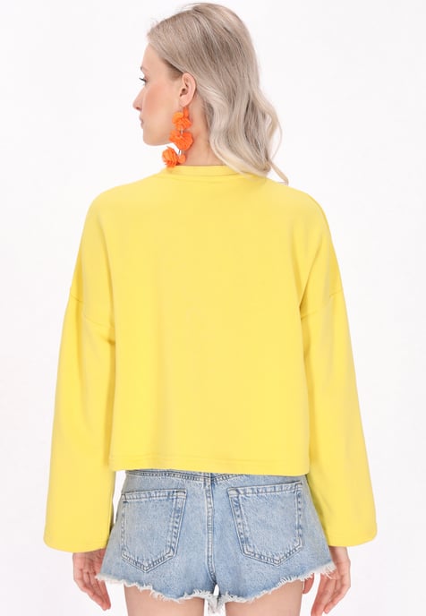 IZIA Sweatshirt vrouwen Geel - Image 4