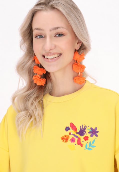 IZIA Sweatshirt vrouwen Geel - Image 5