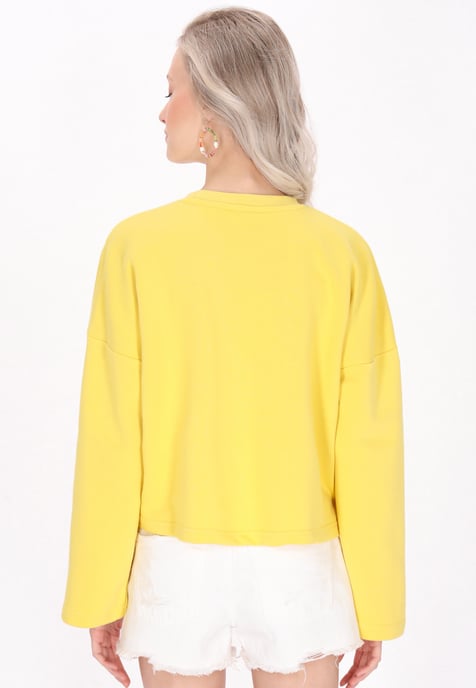 IZIA Sweatshirt vrouwen Geel - Image 4