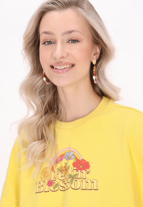 IZIA Sweatshirt vrouwen Geel - Image 5