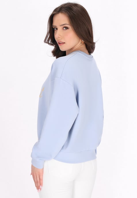 Faina Sweatshirt vrouwen lichtblauw - Image 4