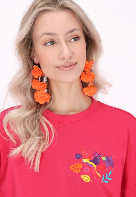 IZIA Sweatshirt vrouwen fuchsia - Image 5