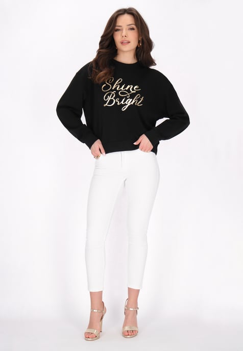 Faina Sweatshirt vrouwen zwart - Image 2