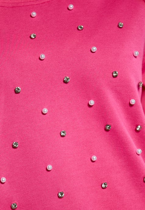 Faina Sweatshirt Dames roze - Image 5