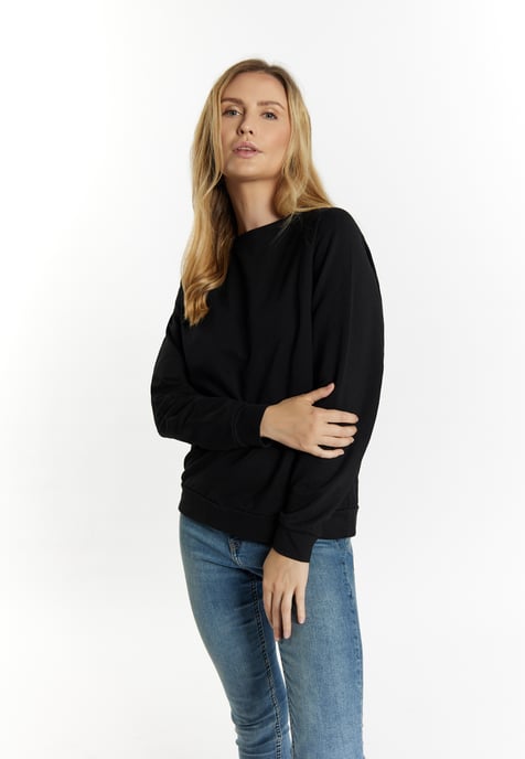 usha Sweatshirt Dames zwart - Image 3