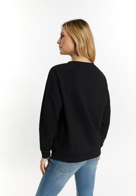 usha Sweatshirt Dames zwart - Image 4