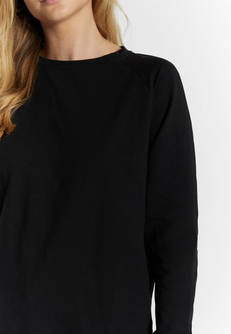 usha Sweatshirt Dames zwart - Image 5