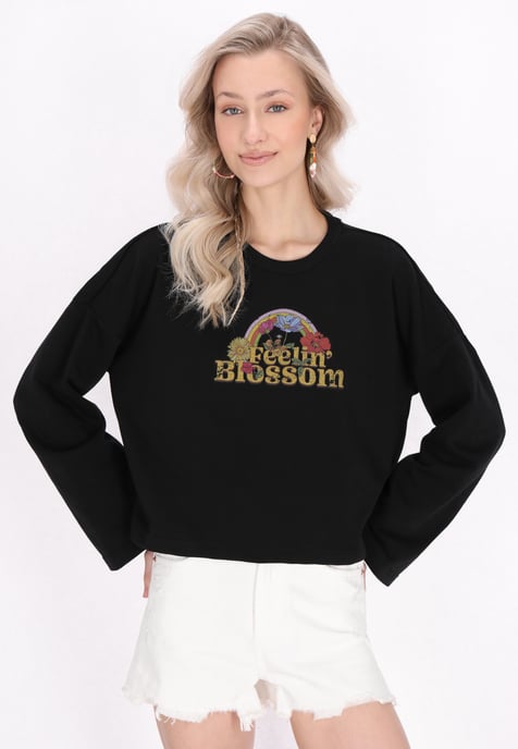 IZIA Sweatshirt vrouwen zwart - Image 3