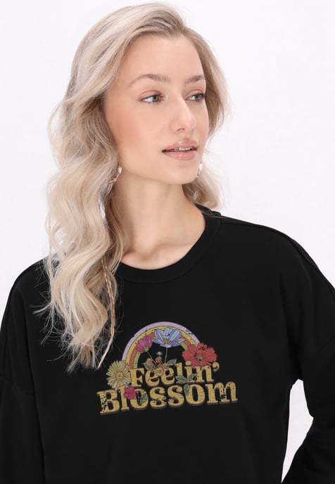 IZIA Sweatshirt vrouwen zwart - Image 5