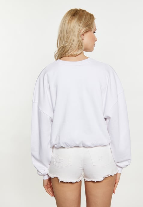 IZIA Sweatshirt Dames wit - Image 4