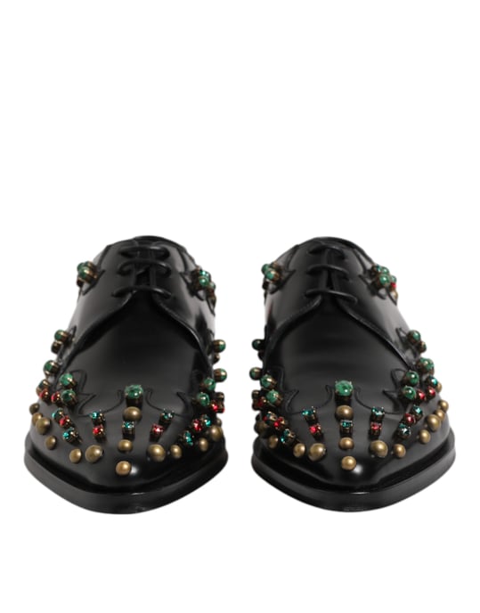 Versierde Leren Oxford Schoenen - Image 2