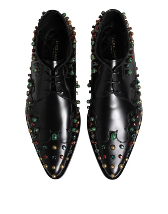 Versierde Leren Oxford Schoenen - Image 3