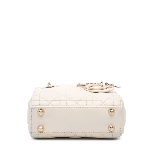 Lady Dior Mini Quilted Leather Bag - Image 3
