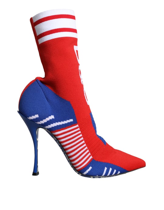Knitted Sock Boots High Heel Style - Image 1