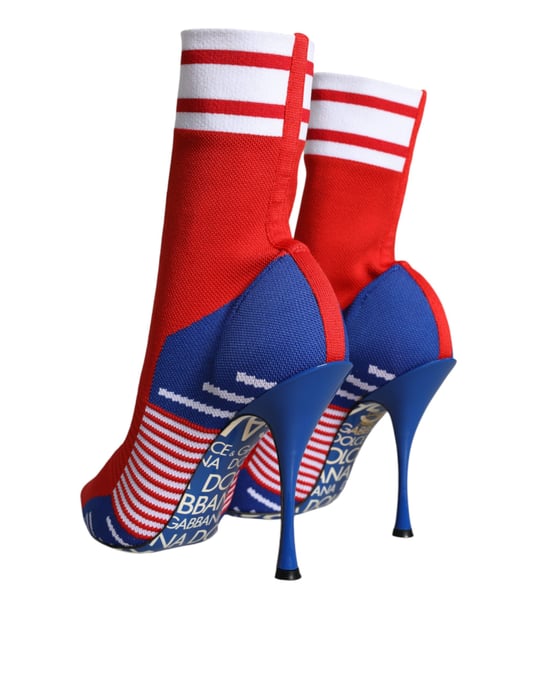 Knitted Sock Boots High Heel Style - Image 4