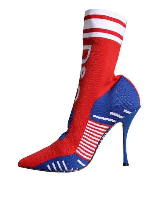 Knitted Sock Boots High Heel Style - Image 5