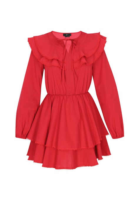 Faina Jurk Dames rood - Image 1