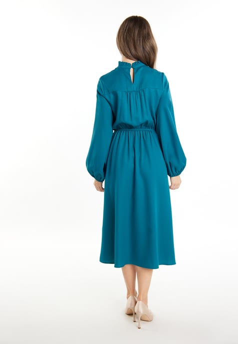 usha midi-jurk Dames blauw/groen - Image 3