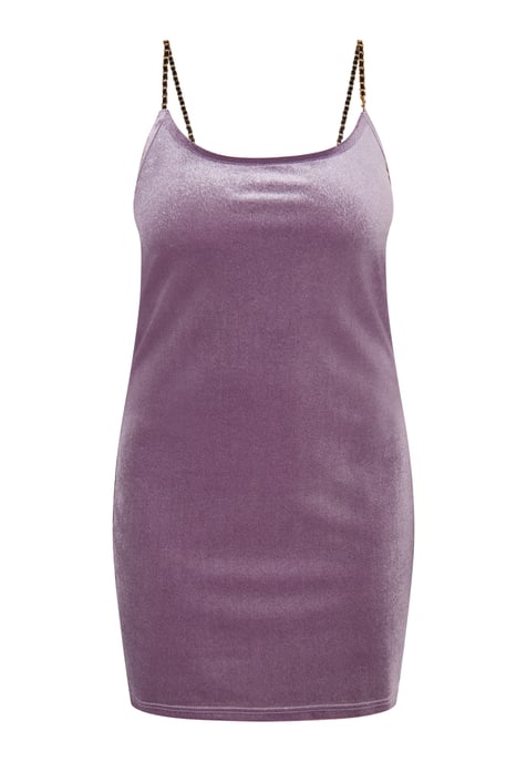 Faina Mini fluwelen jurkje met glitters Dames lavendel - Image 1