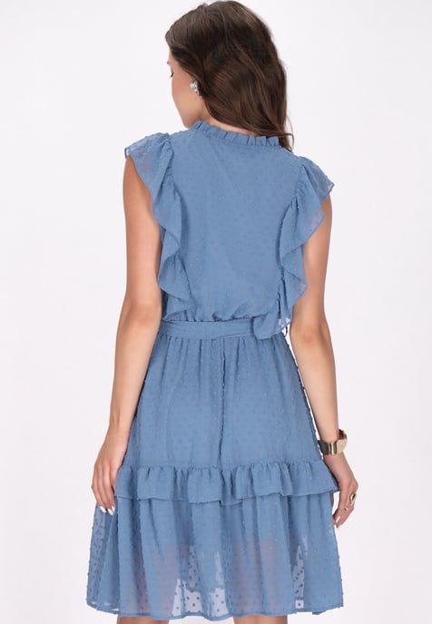 Faina Jurk Dames lichtblauw - Image 4