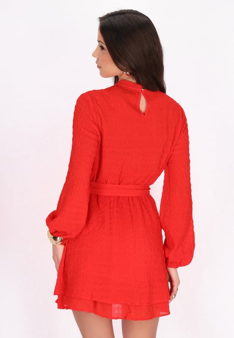 Faina jurk vrouwen rood - Image 4