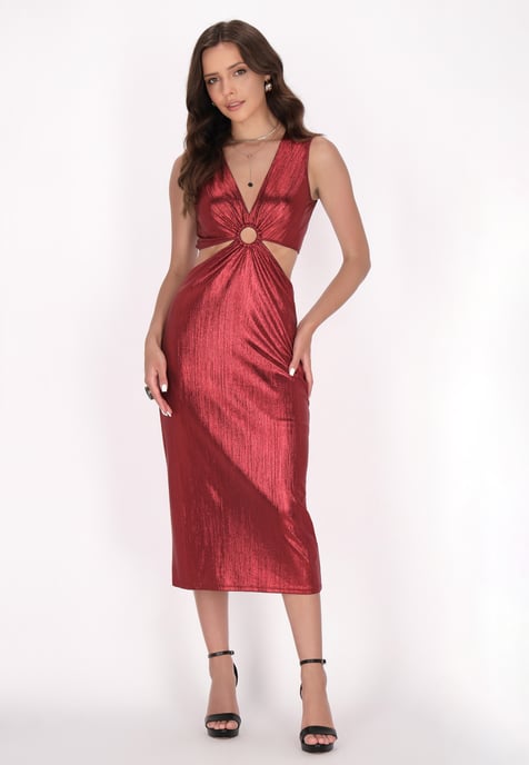 Faina Jurk Dames rood - Image 2