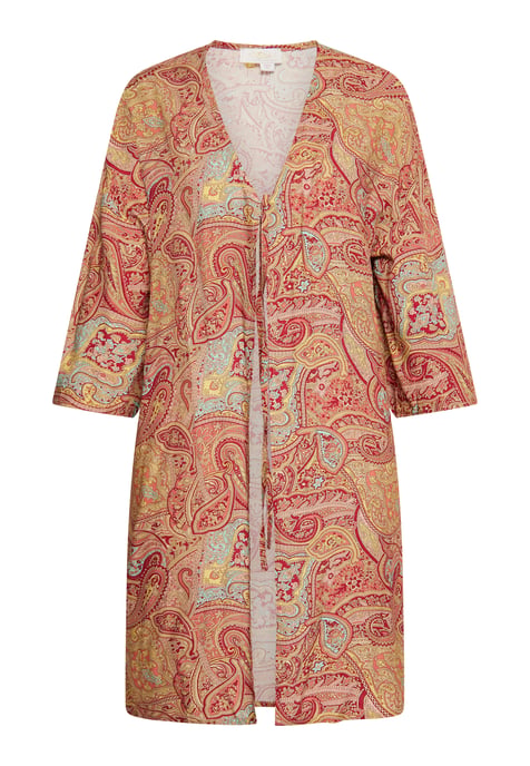 usha Kimono Dames Bordeaux veelkleurig - Image 1